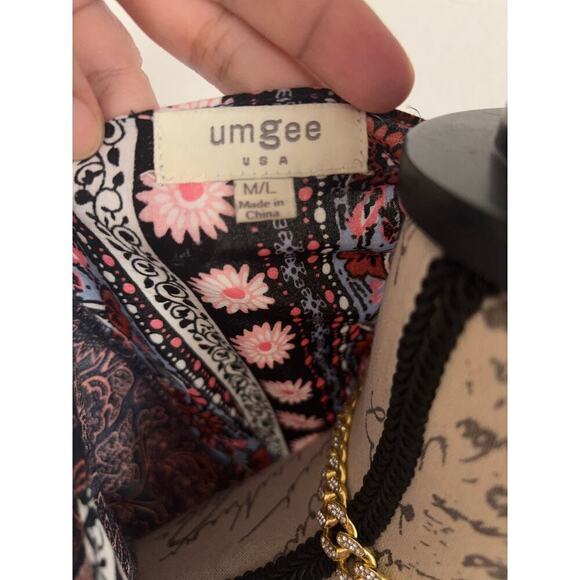 B12 Umgee Kimono Womens M L Boho Hippie Festival Indie Vanessa Hudgens Style - Picture 6 of 6